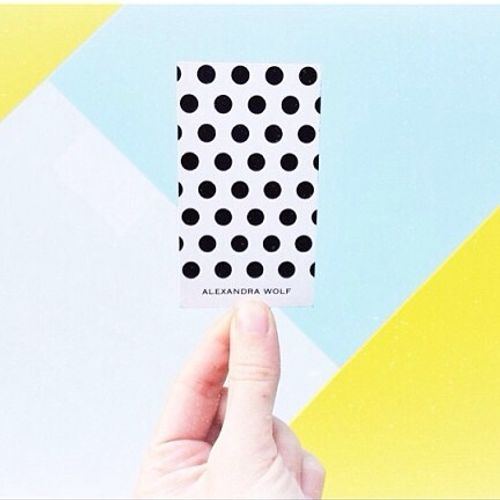 Our Polka Dot Business Card