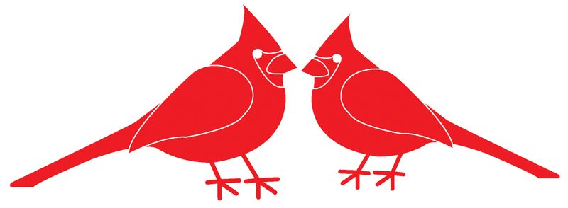 Love birds wedding logo