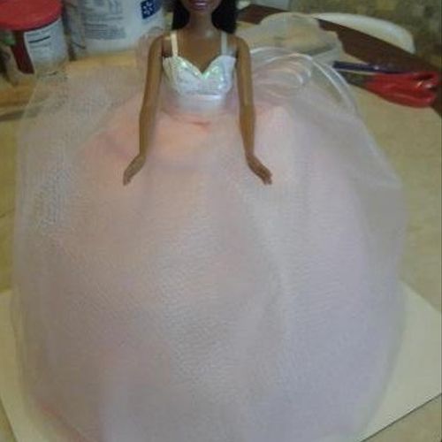 Princess Barbie Cake! ...$45 ( one size)