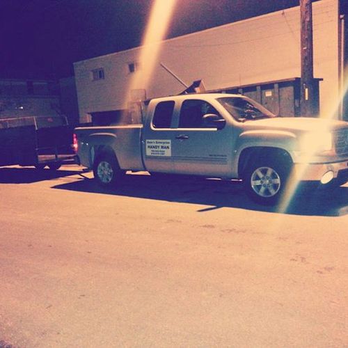 my new truck with my trailer 8x16,