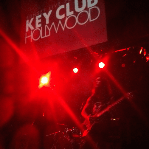 Show at the Key Club on the Sunset Strip