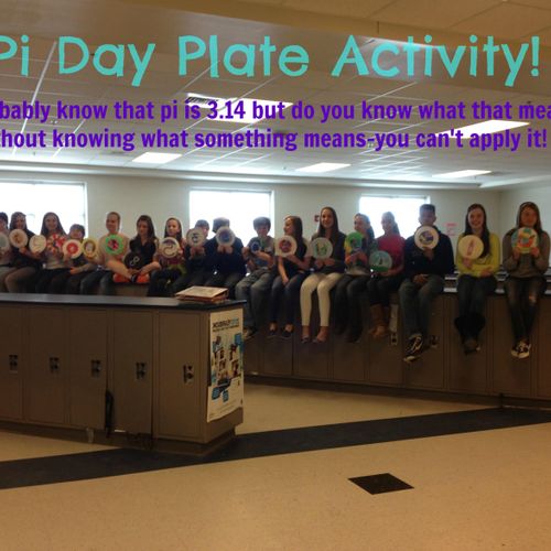 Here is one activity from Pi Day!