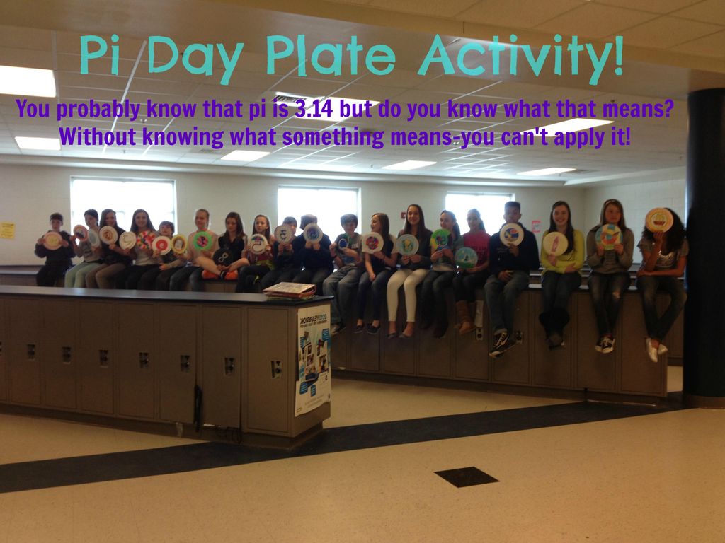 Here is one activity from Pi Day!
