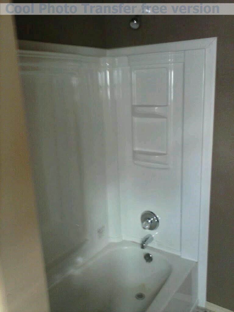 New tub surround installed by Joseph Green