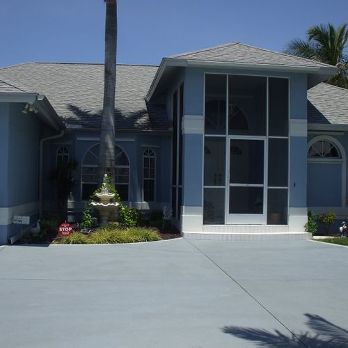 Before Exterior Cape Coral House #2709