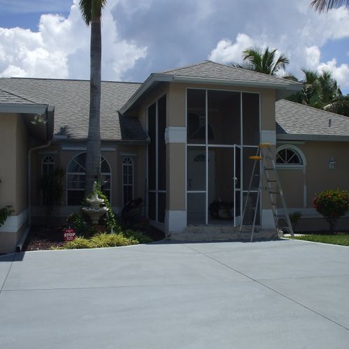 After Exterior Cape Coral House #2709