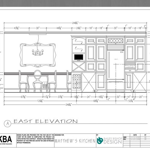 Kitchen drawings -East Elevation
