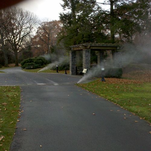 Lawn Sprinklers at NY Botanical Gardens
