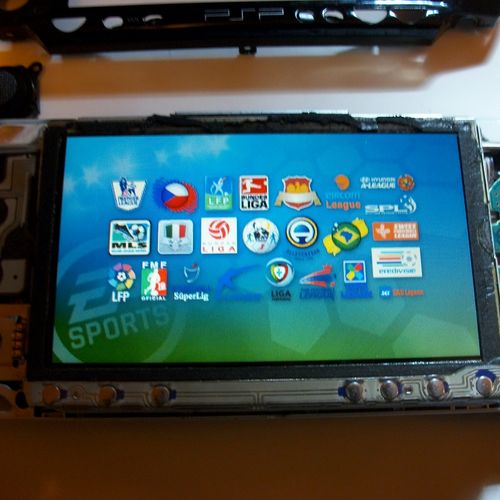 PSP and other handheld games console screen replac