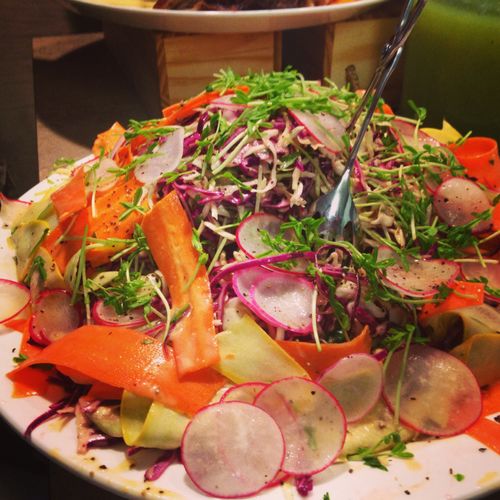 Shaved Coleslaw with Key Lime Dressing