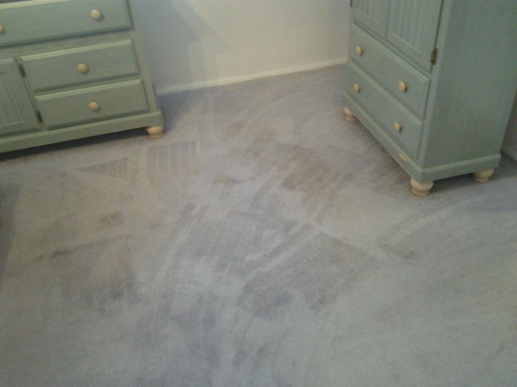 This carpet had seen better days.