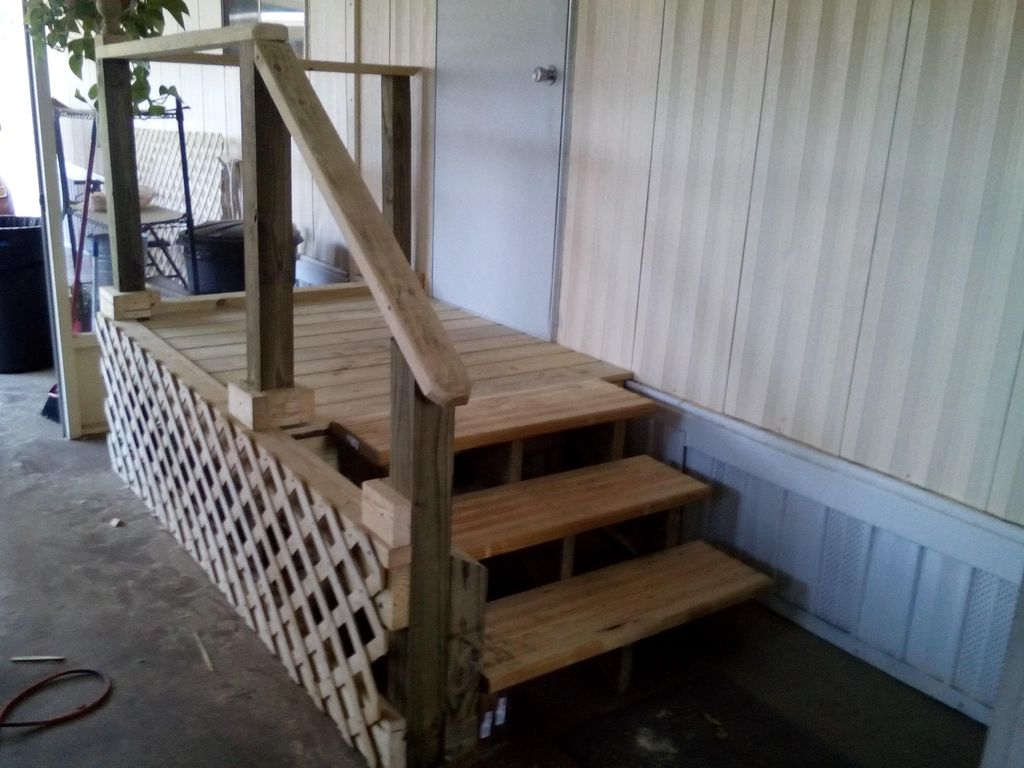 Built the stairs and landing leading into this cli