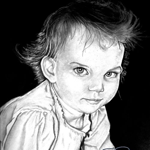 Drawing of my daughter Faith