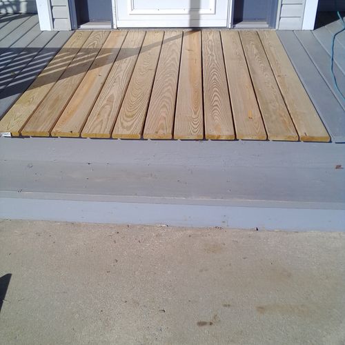 REPLACE DECK BOARDS