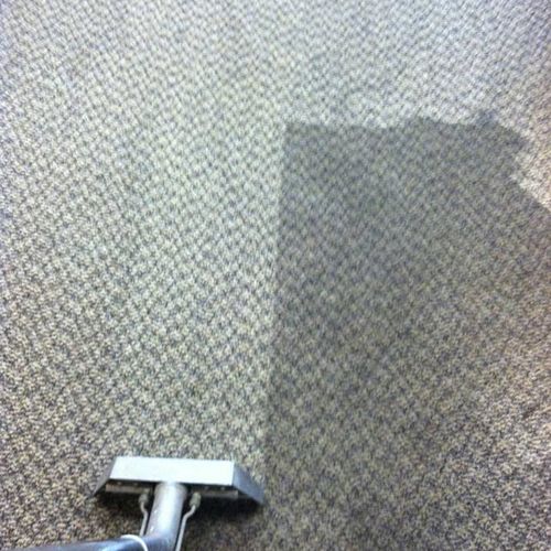 Commercial carpet can get very dirty, but MaxCare 