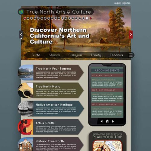 True North Arts & Culture website