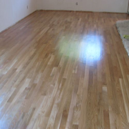 same floor after final coat