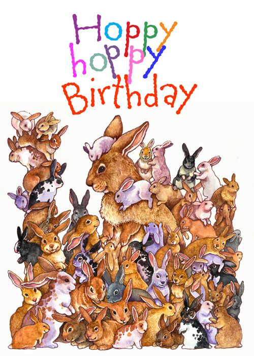 Birthday card illustration
