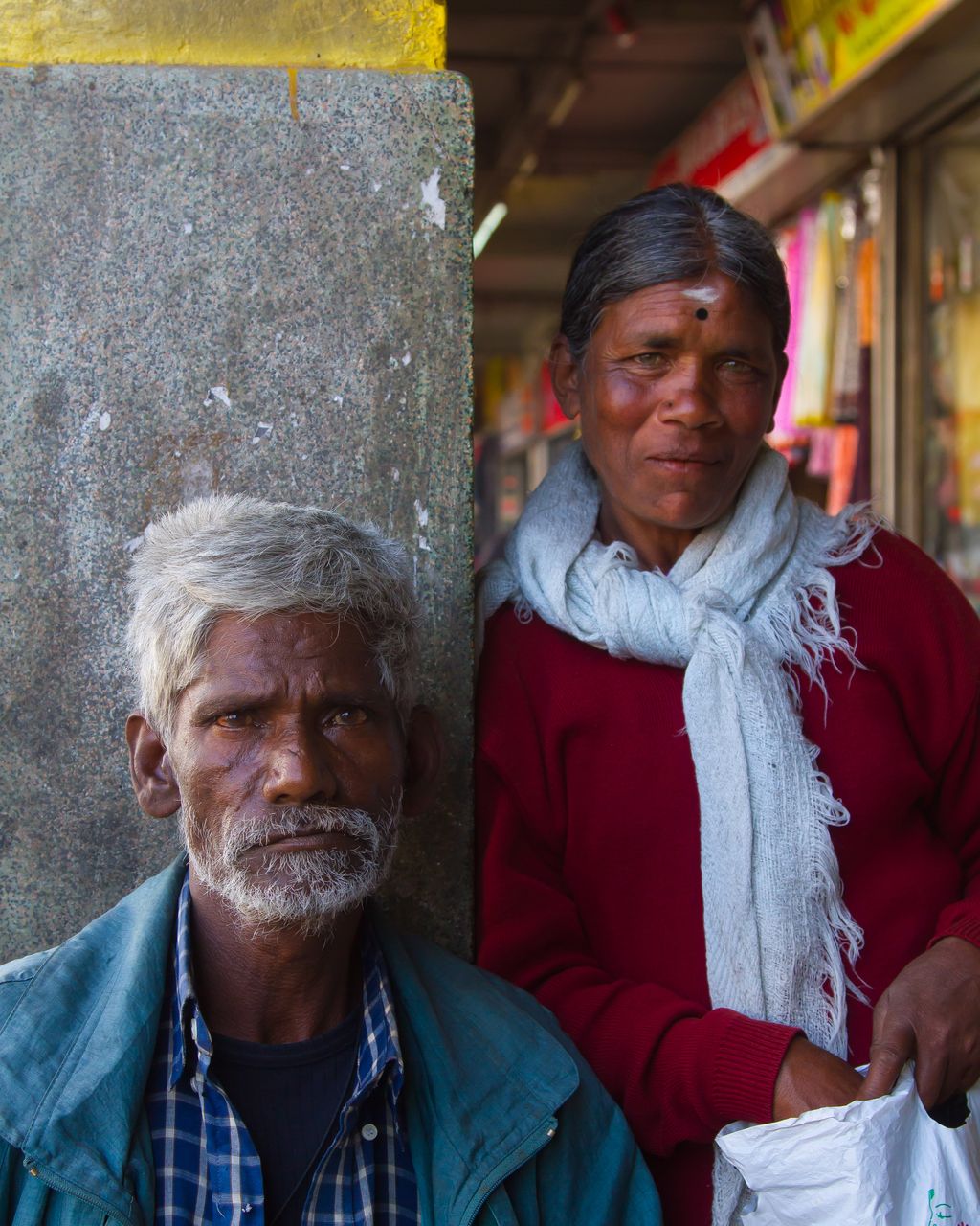 Cobber and his wife in Sri Lanka