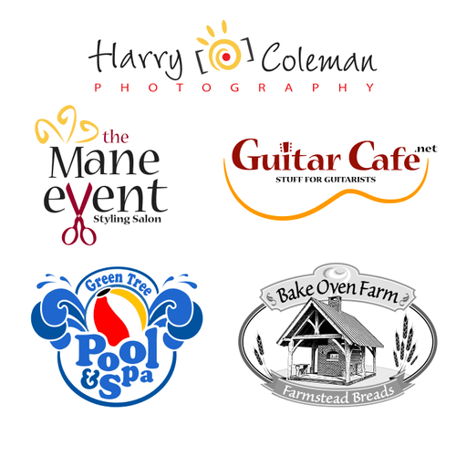 A selection of logos that I designed.