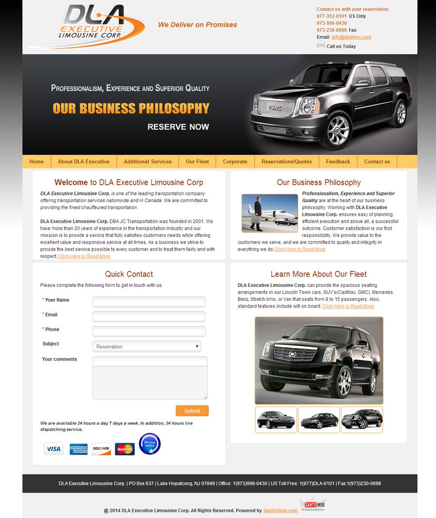 Transportation Company Site