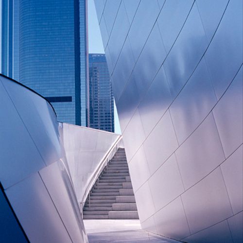 Exterior of the Disney Concert Hall in Los Angeles