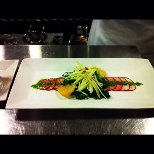 Vegan carpaccio