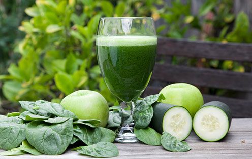 Blended green drinks are an easy way to get your v