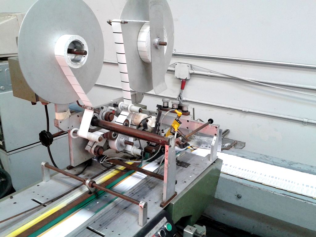 Tab/Stamp/Sticker affixing