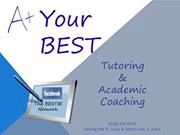 At Your BEST - Tutoring & Academic Coaching