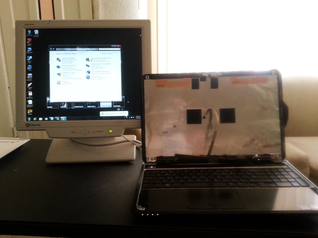 Testing external monitor to prove that it's not th