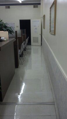 Office floors done on a 6 month schedule, very shi