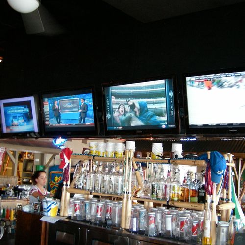 Sports Bar Tvs I have installed and serviced.