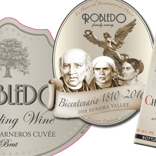 Wine label design | Robledo Family Winery | Sonoma