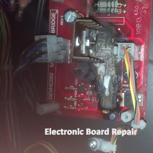 Electronic repair to component level.