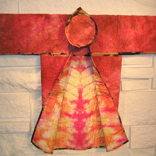 Custom quilted kimono art to beautify your home