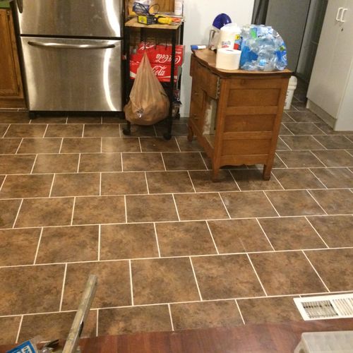 Tile and Grout job