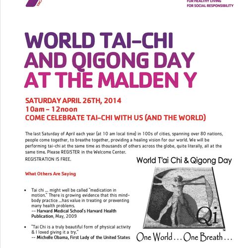 Come celebrate World Tai Chi / Qigong Day with us 