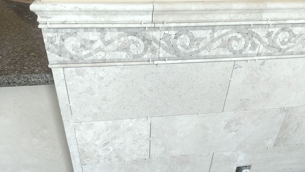 travertine  in progress