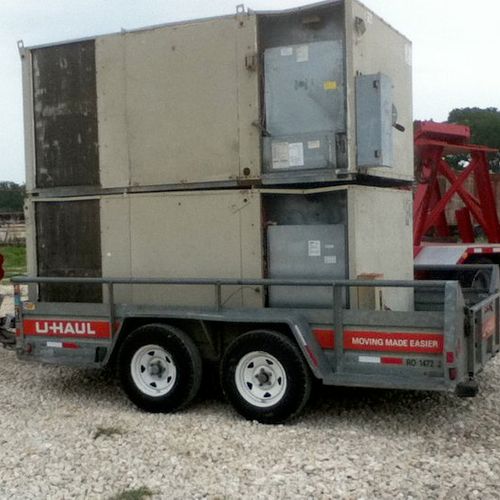 We recycle commercial and residential HVAC units!