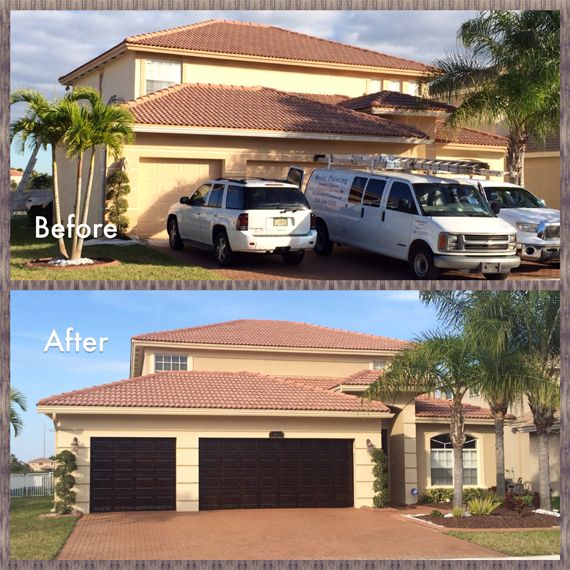 Miramar, FL Exterior Paint Project Front
