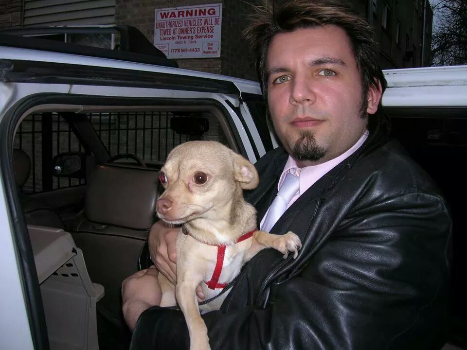 First day with my late chihuahua, Gavin. Miss you!