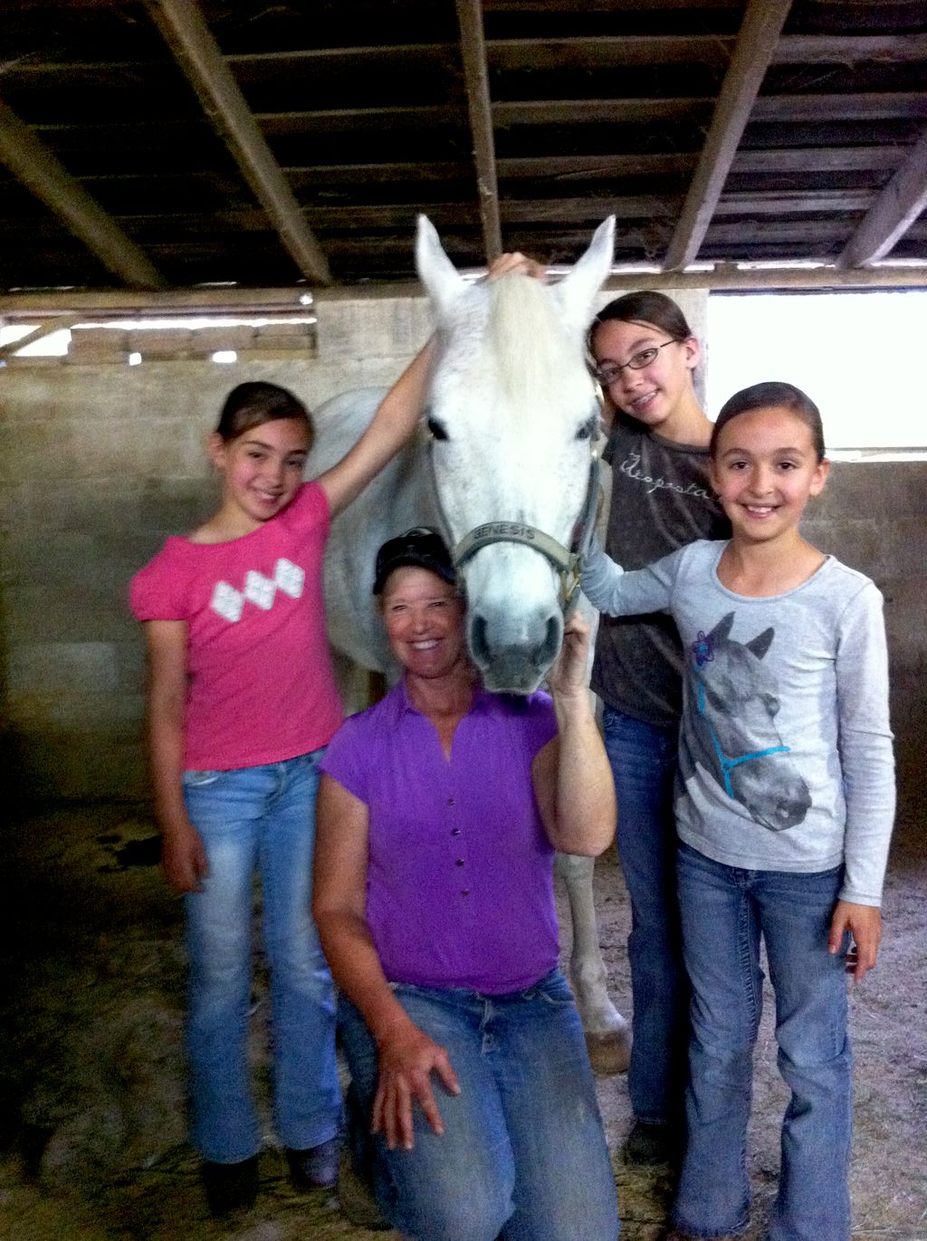 Kat & Genesis with Students