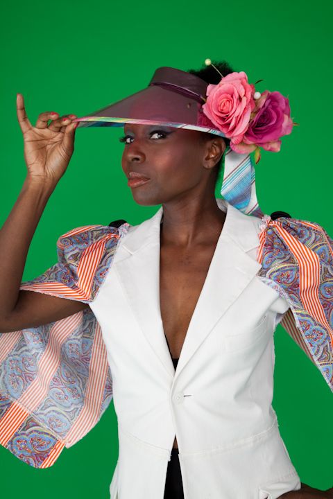 Sun visor w/Spring summer editorial look re -vampe