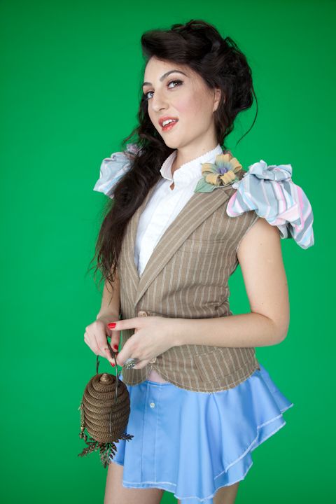 Spring summer editorial look re -vamped blazer by 