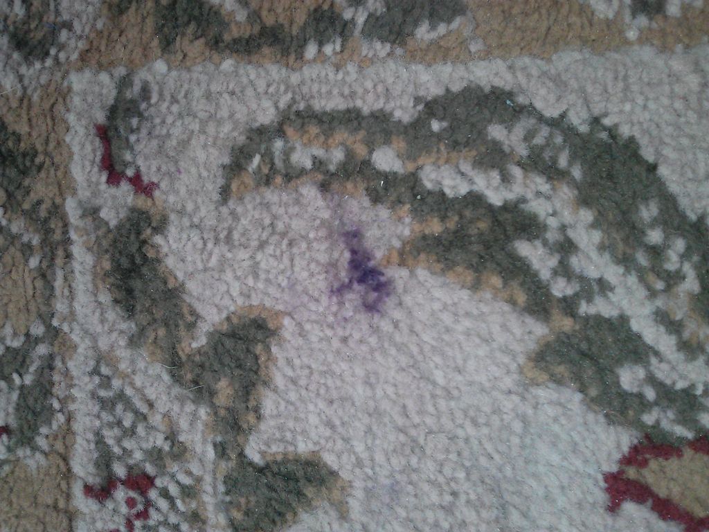 Before photo of shoe polish.