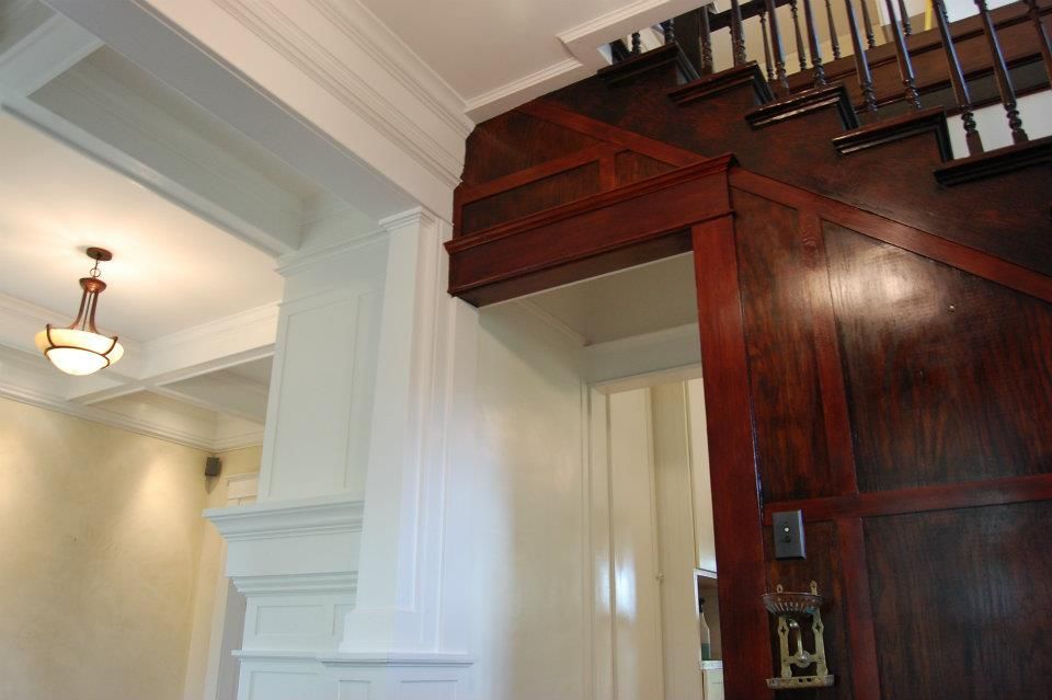 Matched staining and creating new trim package to 