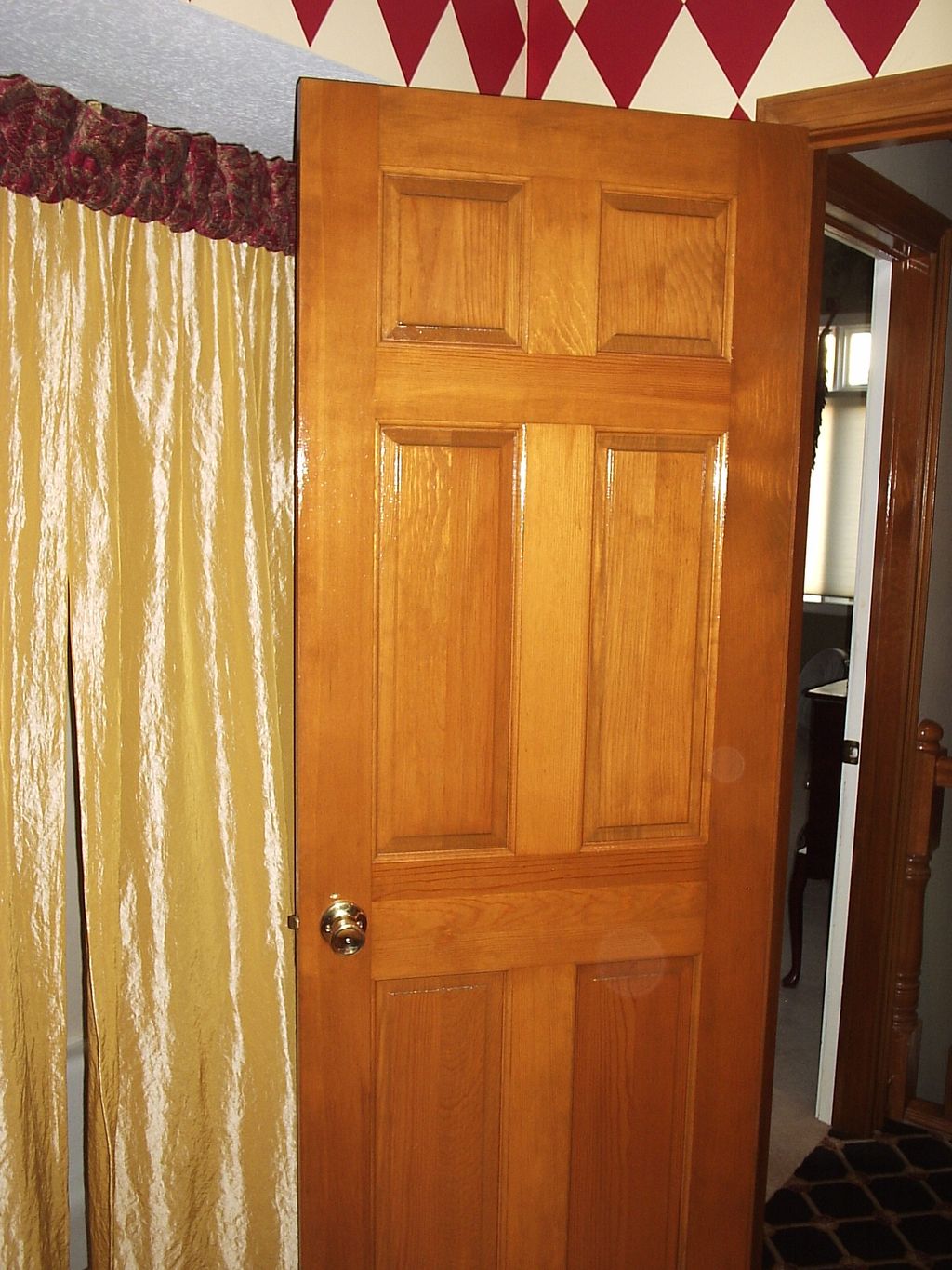 Redid old woodwork throughout home