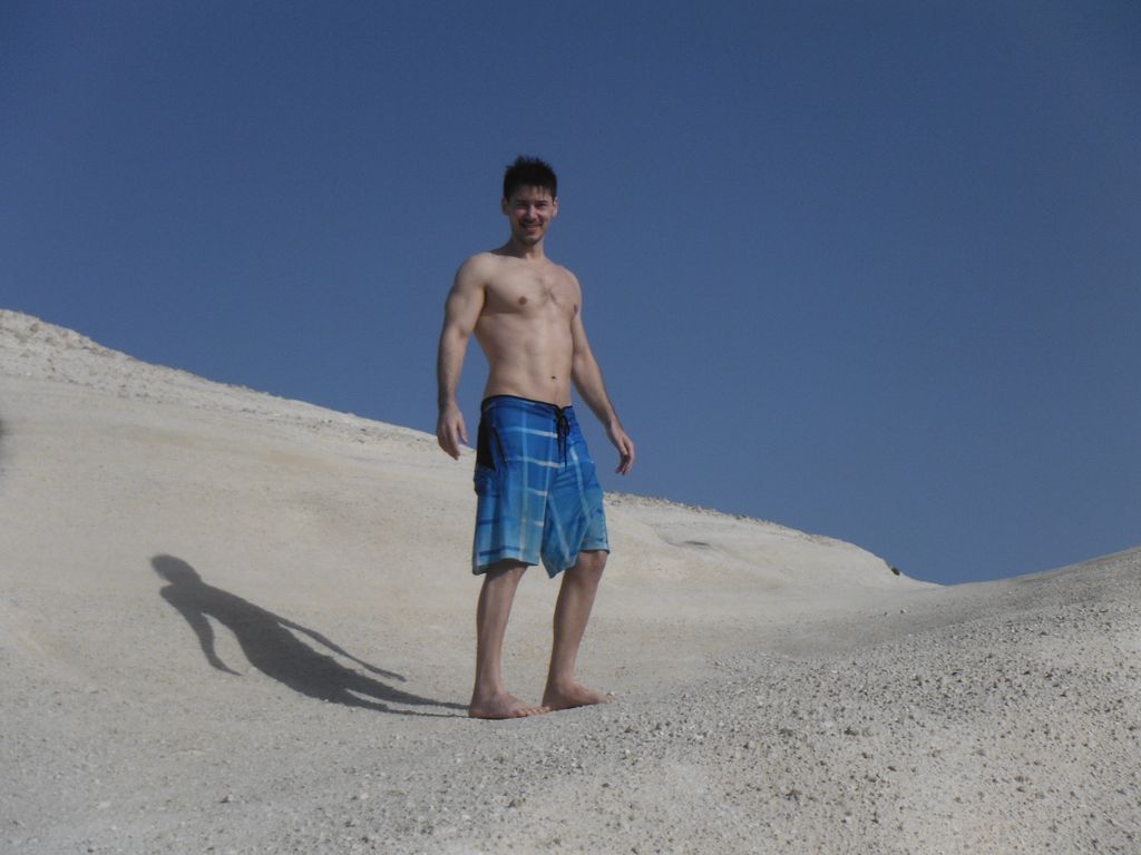 Sarakiniko beach in Milos, Greece.
Climbing the ch