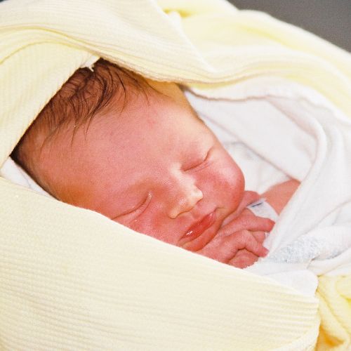 Newborn photo from 2002.